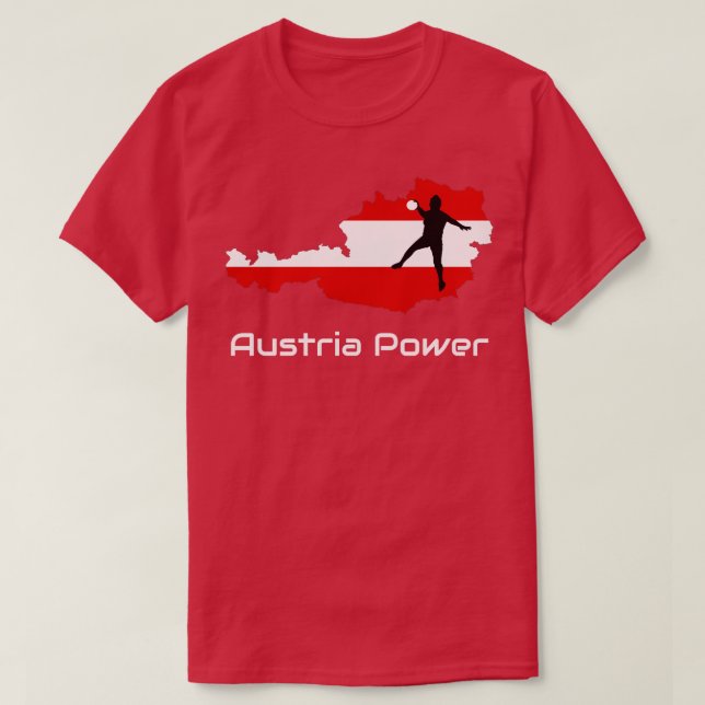 Camiseta Balonmano Austria Power Austria Shirt (Diseño del anverso)