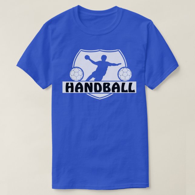 Camiseta Balonmano Balón Deportes Balonmano Jugador Salto S (Diseño del anverso)