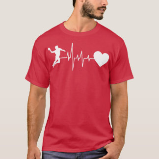 Camiseta Balonmano Balonmano Jugador Heartbeat 1