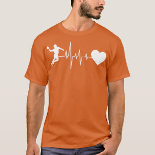 Camiseta Balonmano Balonmano Jugador Heartbeat 1