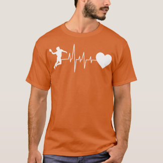 Camiseta Balonmano Balonmano Jugador Heartbeat 1
