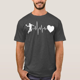 Camiseta Balonmano Balonmano Jugador Heartbeat 2