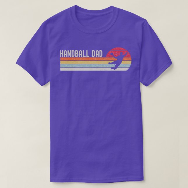 Camiseta Balonmano de balonmano Papá Faterx27s Balonmano Re (Diseño del anverso)