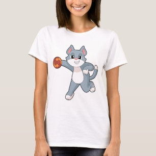 Camiseta Balonmano de gato