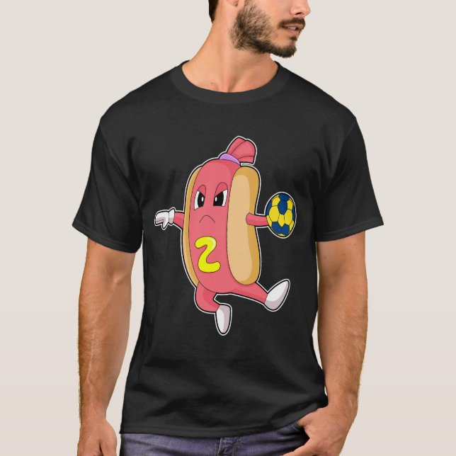 Camiseta Balonmano de Hotdog (Anverso)