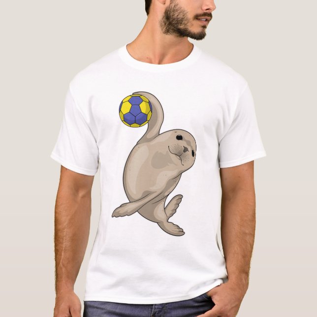 Camiseta Balonmano de jugador de balonmano de sellado (Anverso)