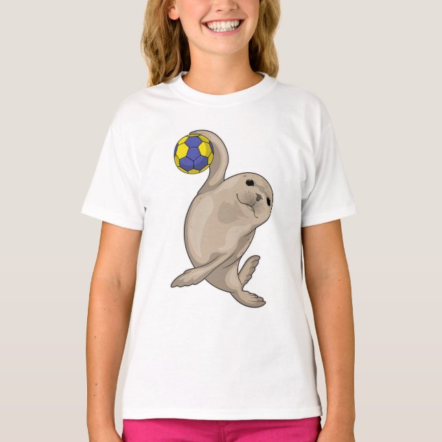 Camiseta Balonmano de jugador de balonmano de sellado (Anverso)