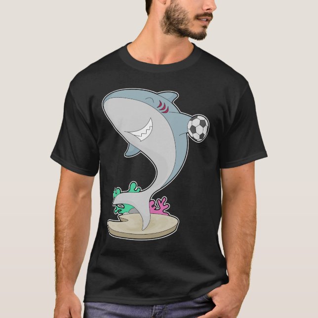 Camiseta Balonmano de jugador de balonmano de tiburón (Anverso)