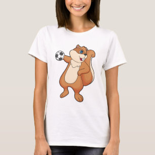 Camiseta Balonmano de maniquí de ardilla