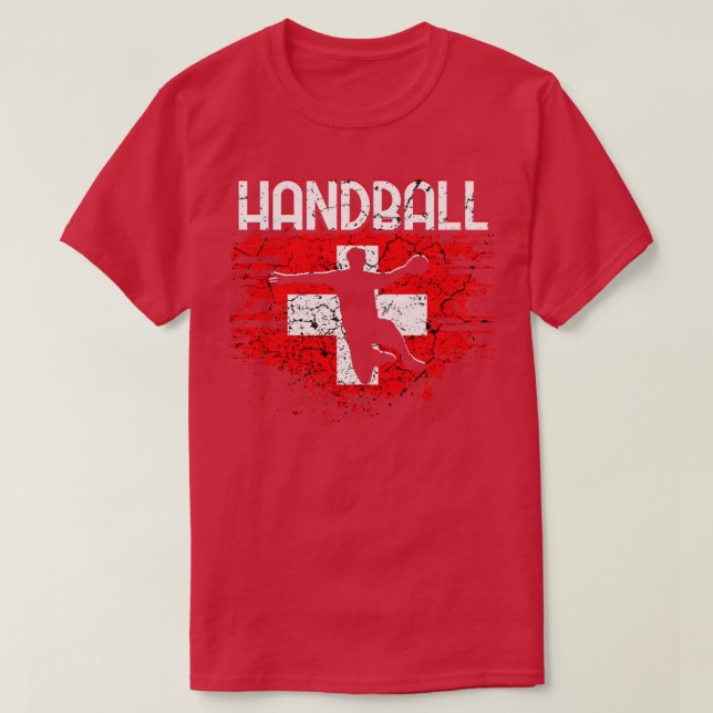 Camiseta Balonmano de Suiza (Diseño del anverso)