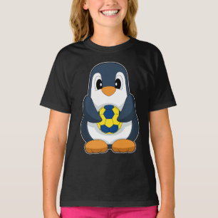Camiseta Balonmano del jugador de balonmano de pingüino