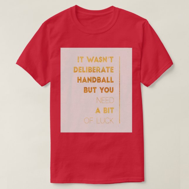 Camiseta Balonmano Deliberado (Diseño del anverso)