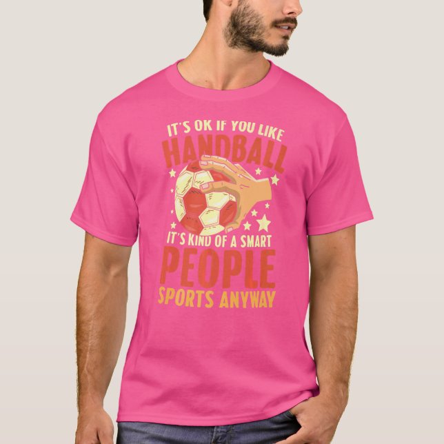 Camiseta Balonmano Es como un deporte inteligente para la g (Anverso)