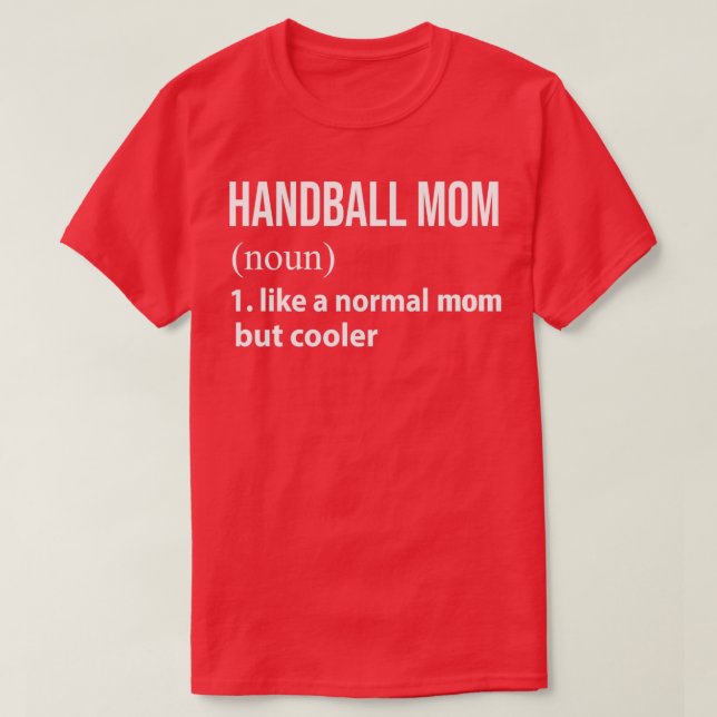 Camiseta Balonmano Mamá como mamá normal pero fría 3 (Diseño del anverso)