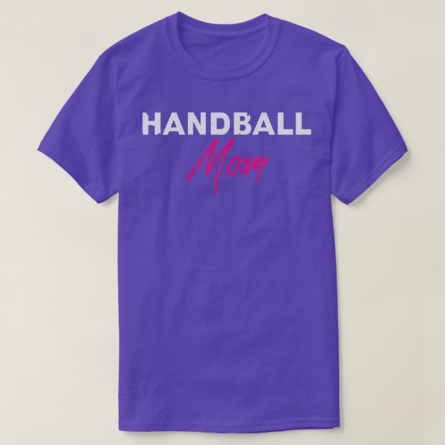 Camiseta Balonmano Mamá jugador de balonmano jugador de jug (Diseño del anverso)