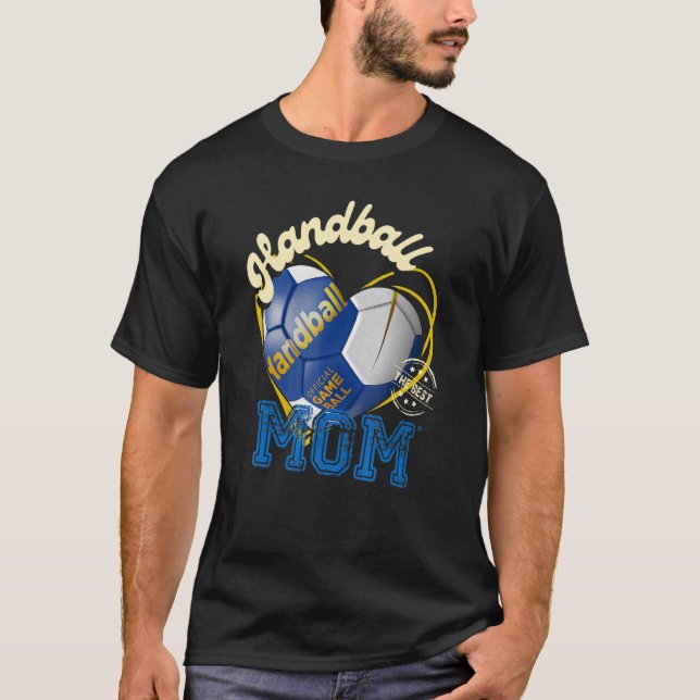 Camiseta Balonmano Mamá mujeres vitorean el Día de la Madre (Anverso)