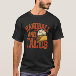 Camiseta Balonmano Tacos Humor Divertido para Hombres Mujer
