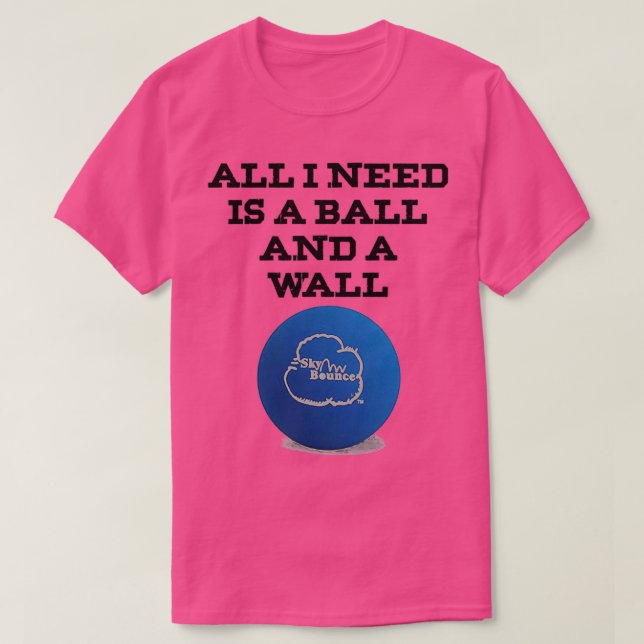 Camiseta Balonmano Todo lo que necesito es una pelota y una (Diseño del anverso)