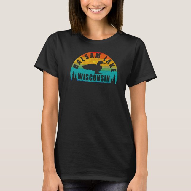 Camiseta Balsam Lake Northern Wisconsin (Anverso)