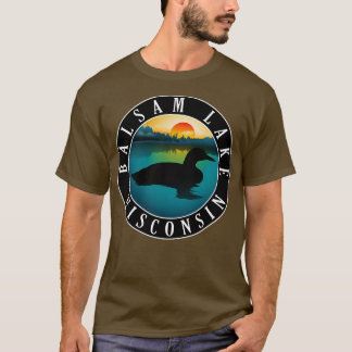 Camiseta Balsam Lake Wisconsin Loon