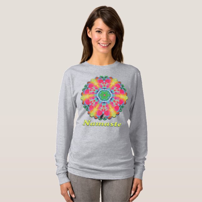 Camiseta Bálsamo Namaste Caleidoscopio (Anverso completo)