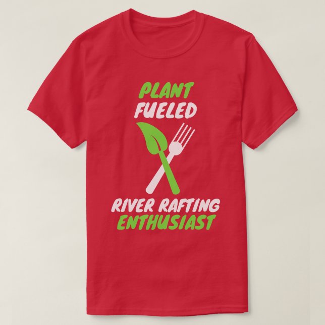 Camiseta balseo fluvial alimentado por plantas (Diseño del anverso)