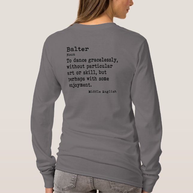 Camiseta Balter: Cuello de la tripulación de manga larga (Reverso)