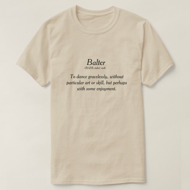 Camiseta Balter Dancing Skeleton (Diseño del anverso)