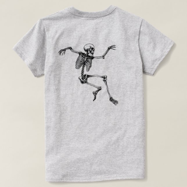 Camiseta Balter Dancing Skeleton (Reverso del diseño)