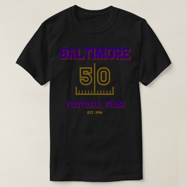 Camiseta Baltimore 13 (Diseño del anverso)