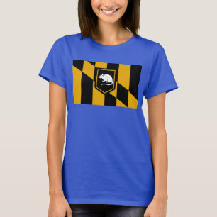 Camiseta Baltimore, bandera de la rata del MD