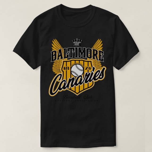 Camiseta Baltimore Canaries (Diseño del anverso)