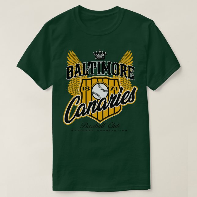Camiseta Baltimore Canaries (Diseño del anverso)