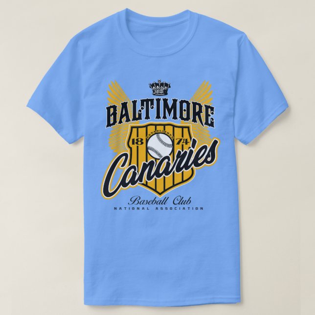 Camiseta Baltimore Canaries (Diseño del anverso)