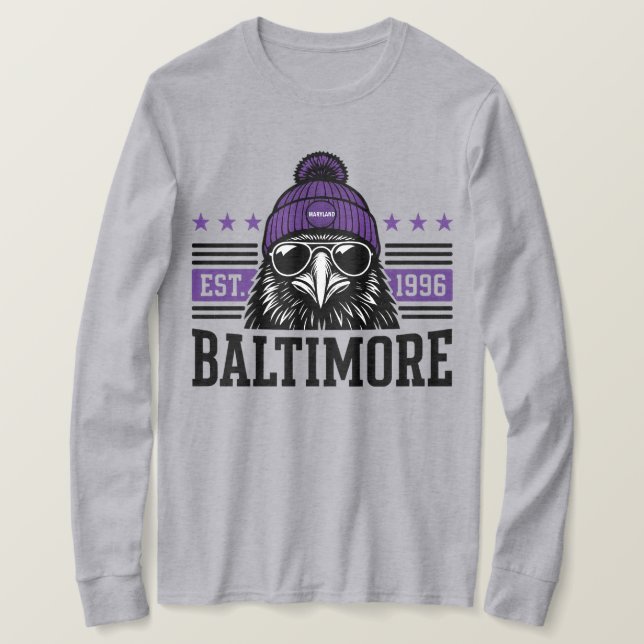 Camiseta Baltimore Football , Baltimore Fan Gift, Sports (Anverso del diseño)