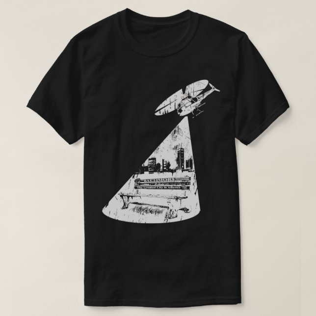 Camiseta Baltimore Helicopter Americax27s Gran Ciudad Lim (Diseño del anverso)