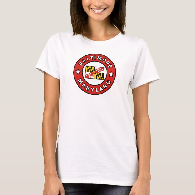 Camiseta Baltimore Maryland (Anverso)
