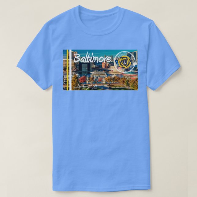 Camiseta Baltimore Maryland (Diseño del anverso)
