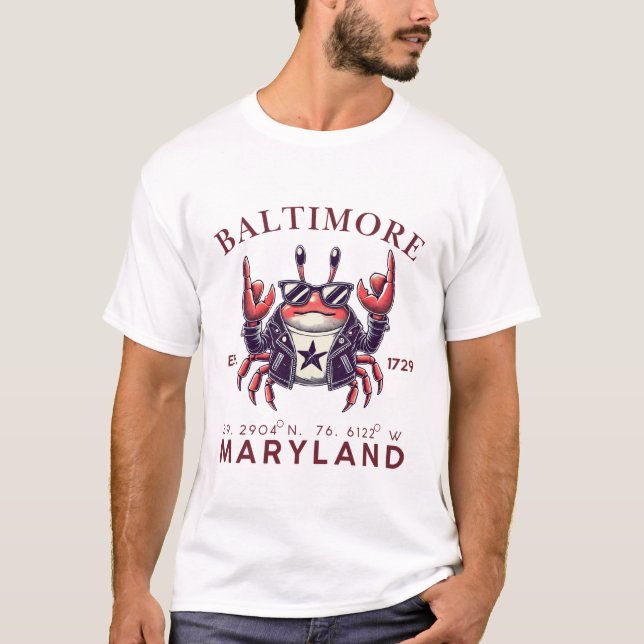 Camiseta Baltimore Maryland (Anverso)