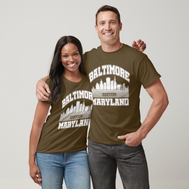 Camiseta Baltimore, Maryland (Unisexo)