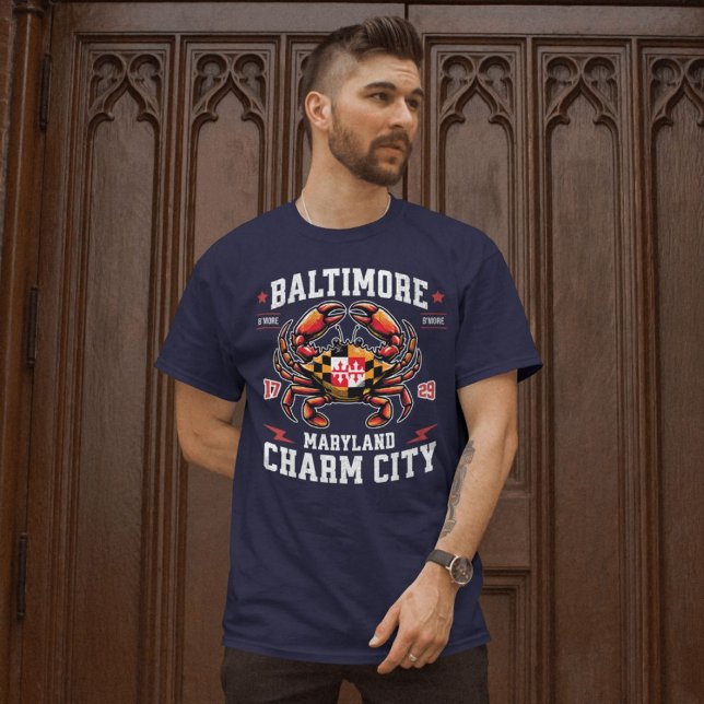 Camiseta Baltimore Maryland Charm City (Subido por el creador)