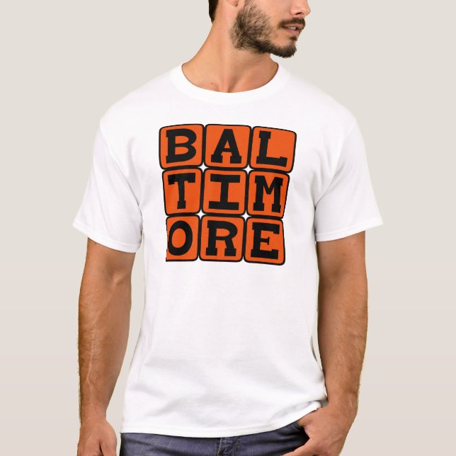 Camiseta Baltimore, Maryland Estados Unidos (Anverso)