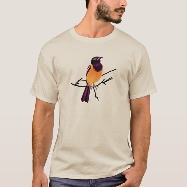 Camiseta Baltimore Oriole en la ramita (Anverso)