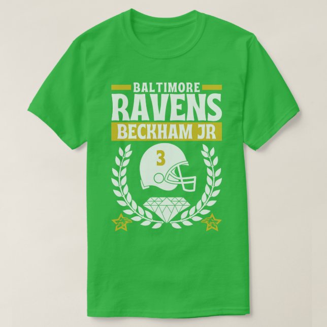 Camiseta Baltimore Ravens Backham Jr 3 Edición (Diseño del anverso)