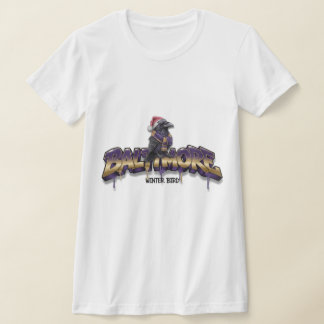 Camiseta Baltimore Raven's Winter Edge: 3D Graffiti Tee