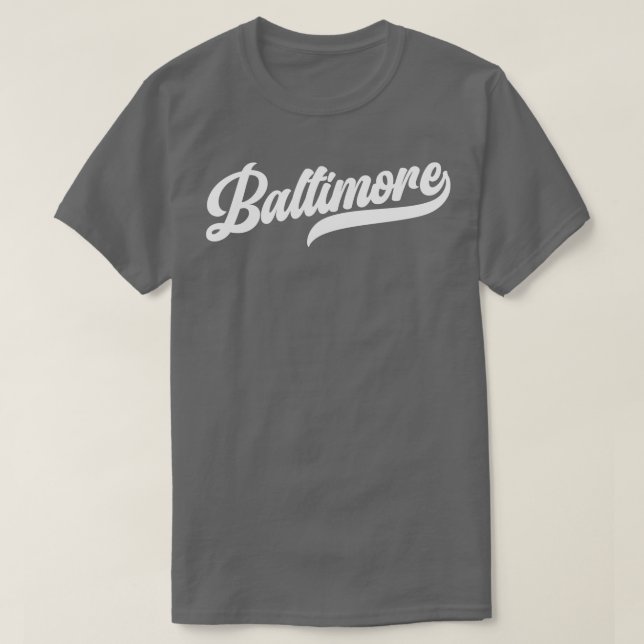 Camiseta Baltimore Retro Baltimore Ravens (Diseño del anverso)