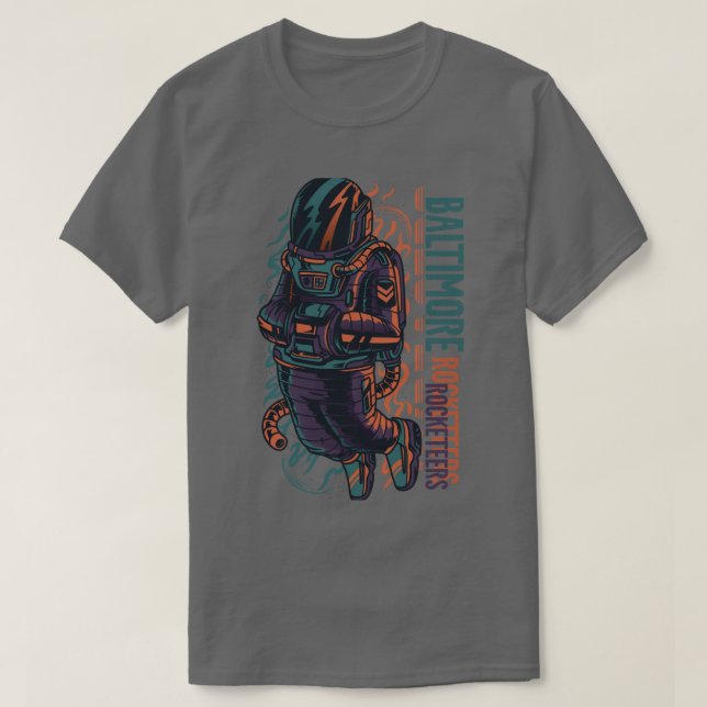 Camiseta Baltimore Rocketeers (Diseño del anverso)