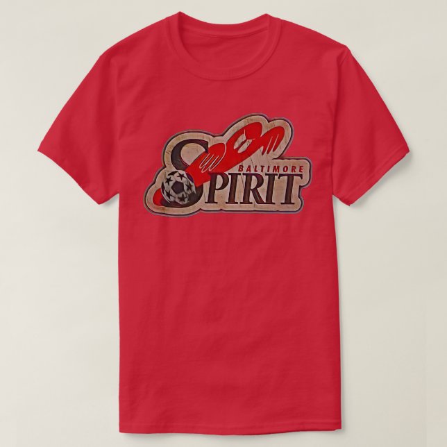 Camiseta Baltimore Spirit Soccer (Diseño del anverso)