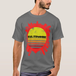 Camiseta BALTIMORE SUN RISE CITY DISEÑE TShirt
