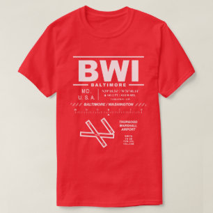 Camiseta Baltimore/Washington International Airport BWI